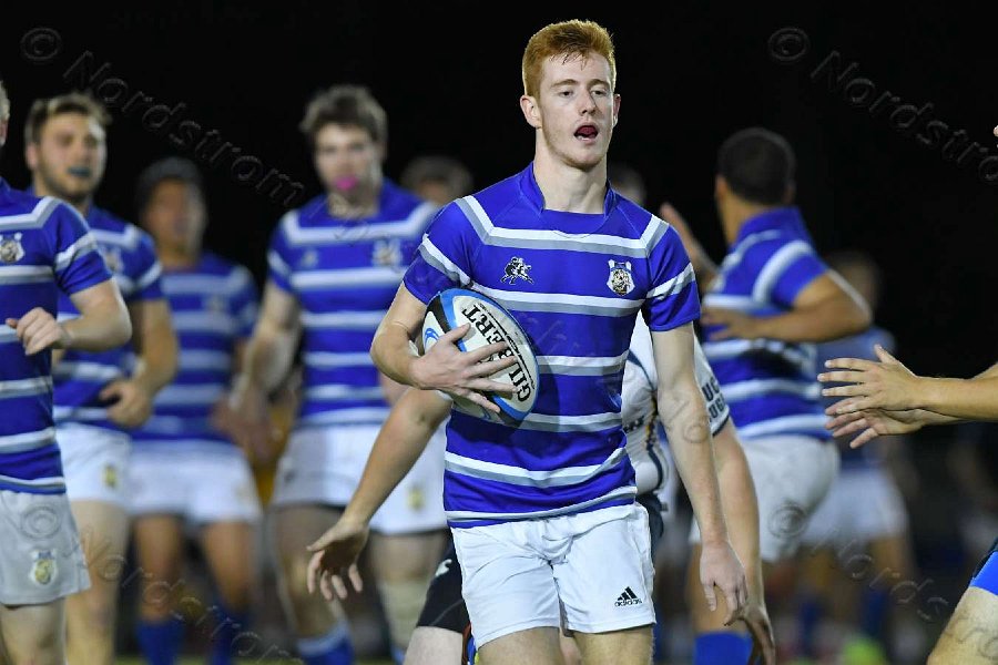 Wheaton Men\'s Rugby vs Mass Maritime.  Photo by Keith Nordstrom